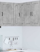 vidaXL Панел за миялна машина Kalmar Циментено сиво 57 x 57 x 80 см