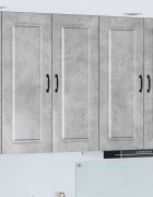 vidaXL Панел за миялна машина Kalmar Циментено сиво 80 x 31 x 100 см