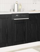 vidaXL Панел за миялна машина PORTO Черния дъб 45 x 15 x 57 см