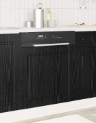 vidaXL Панел за миялна машина PORTO Черния дъб 60 x 15 x 57 см