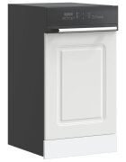 vidaXL Панел за съдомиялна машина Kalmar бял 45x15x57 см инженерно дърво