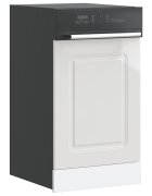 vidaXL Панел за съдомиялна машина Kalmar бял гланц 45x15x57 см инженерно дърво