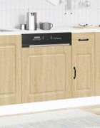 vidaXL Панел за съдомиялна машина Kalmar дъб сонома 60x15x57см инженерно дърво