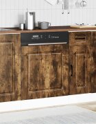 vidaXL Панел за съдомиялна машина Kalmar опушен дъб 60x15x57см инженерно дърво