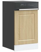 vidaXL Панел за съдомиялна машина Porto дъб сонома 45x15x57 см инженерно дърво