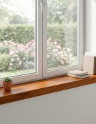 vidaXL Парапети за прозорци 2 бр. Кафяво 70 x 15 x 2 cm Масивен дъб