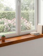 vidaXL Парапети за прозорци 2 бр. Кафяво 70 x 20 x 2 cm Масивен дъб