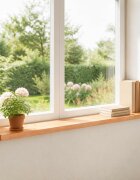vidaXL Парапети за прозорци 2 бр. Лак 120 x 15 x 2 cm Солидно бук