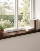 vidaXL Парапети за прозорци 2 бр. Тъмен кафяв 70 x 25 x 2 cm