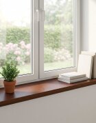 vidaXL Парапети за прозорци 2 бр. Тъмен кафяв 90 x 40 x 2 cm