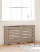 vidaXL Параван за радиатор 152x19x815 см МДФ