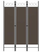 vidaXL Параван за стая 3 панела антрацит 120x180 см