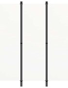 vidaXL Параван за стая 3 панела бял 150x180 см