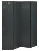 vidaXL Параван за стая 4 панела антрацит 160x180 см стомана