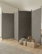 vidaXL Параван за стая 6 панела антрацит 433x180 cм тексти5
