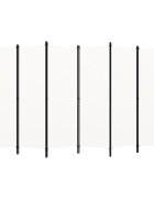 vidaXL Параван за стая 6 панела бял 300x180 cм