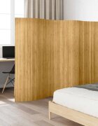 vidaXL Параван за стая бамбук цвят натурален ширина 250 см височина 165 см