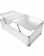 vidaXL Парник за разсад с 2 капака 110 x 41 x 55 см.