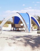 vidaXL Парти палатка Azure Blue Водоустойчива