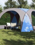 vidaXL Парти палатка синьо водоустойчива