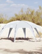 vidaXL Парти палатка сива водоустойчива