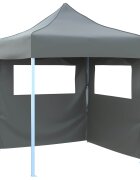 vidaXL Парти шатър 200 x 200 x 315 см Антрацит Оксфордска тъкан