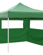 vidaXL Парти шатър 291 x 291 x 315 cm Зелено Оксфордска тъкан