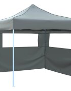 vidaXL Парти шатър 291 x 291 x 315 см Антрацит Оксфордска тъкан