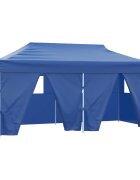 vidaXL Парти шатър 291 x 580 x 315 см Синьо Оксфордска тъкан