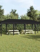 vidaXL Парти шатър Антрацит 800 x 400 x 266 см Полиетилен и стомана