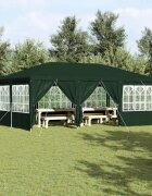 vidaXL Парти шатър Зелен 600 x 400 x 266 см Полиетилен