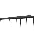 vidaXL Парти шатра 3x12 м PE антрацит