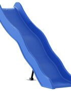 vidaXL Пързалка за игра синя 169x385 см полипропилен