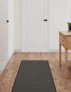 vidaXL Пътека сизалена визия антрацит 50x150 см