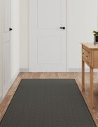 vidaXL Пътека сизалена визия антрацит 80x300 см