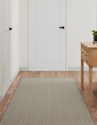 vidaXL Пътека сизалена визия platina 80x300 см