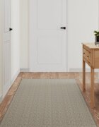 vidaXL Пътека сизалена визия platina 80x400 см