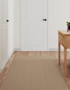 vidaXL Пътека сизалена визия пясъчен 80x250 см