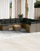 vidaXL Patio Sofa Set 11-местни Grey