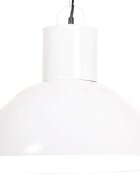 vidaXL Пенделна лампа 25 W бяла кръгла 48 см E27