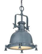 vidaXL Пенделна лампа 34x34x146 см алуминий