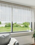 vidaXL Перде от дантела Бяло 120 x 900 см Полиестер
