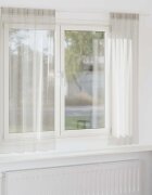 vidaXL Перде от воал 2 бр. Крем 175 x 140 см Полиестер