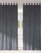 vidaXL Пердета 2 бр. Светлосиво 140 x 225 cm Кадифе