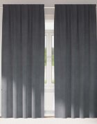 vidaXL Пердета 2 бр. Светлосиво 140 x 245 cm Кадифе