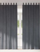 vidaXL Пердета 2 бр. Светлосиво 140 x 245 cm Кадифе