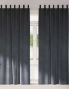 vidaXL Пердета 2 бр. Светлосиво 140 x 260 cm Кадифе