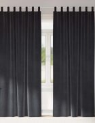 vidaXL Пердета 2 бр. Тъмносиво 140 x 245 cm Кадифе