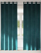vidaXL Пердета 2 бр. Тъмнозелено 140 x 245 cm Кадифе