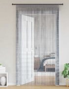 vidaXL Пердета ресни 2 бр светлосиви 140x250 см